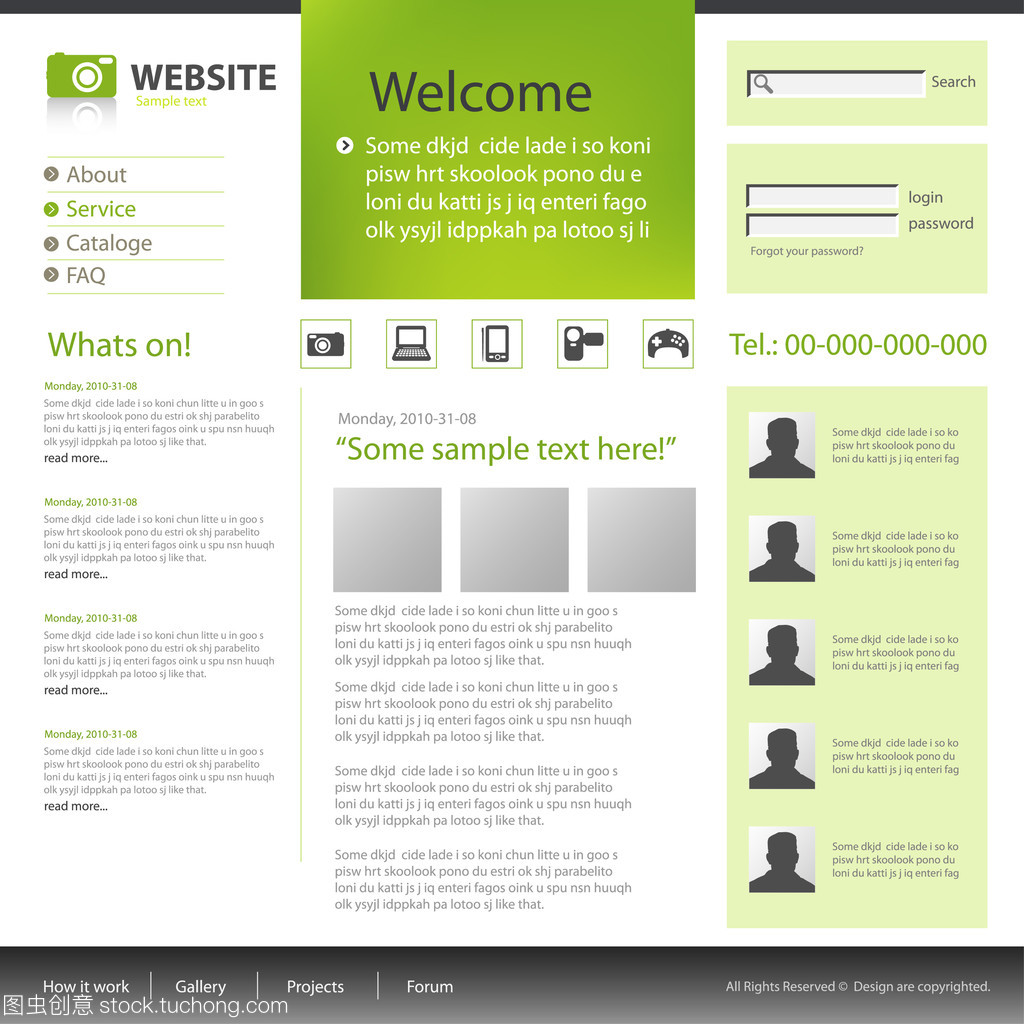 网站设计模板 构建高效网页与网站设计的关键要素